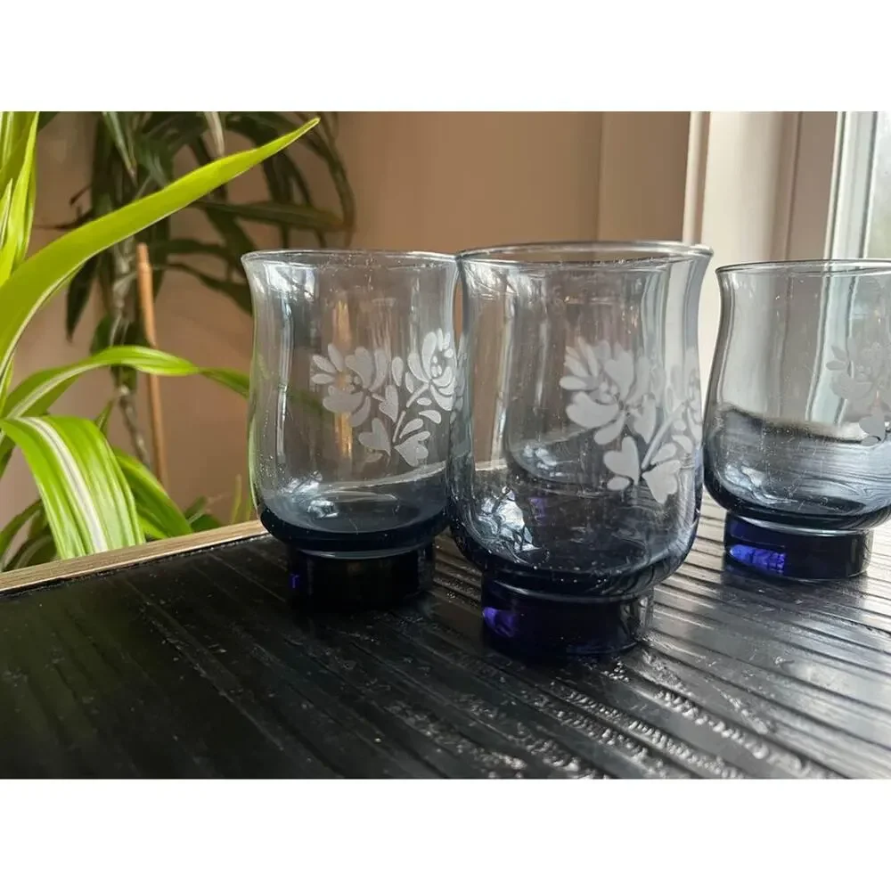 PFALTGRAFF CRYSTAL YORKTOWN (BLUE) TUMBLER GLASS SET OF 4